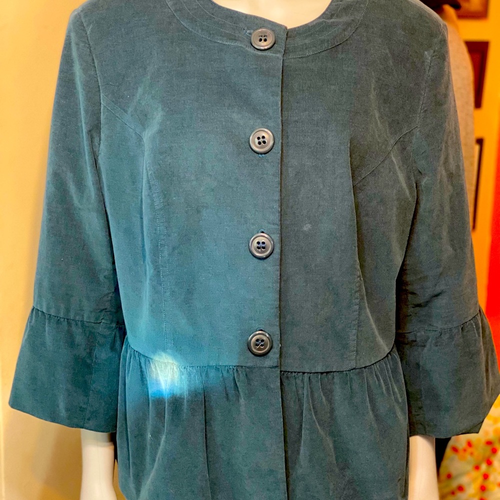 Style & Co. Peplum Blazer  #CatchItRecycledThreads